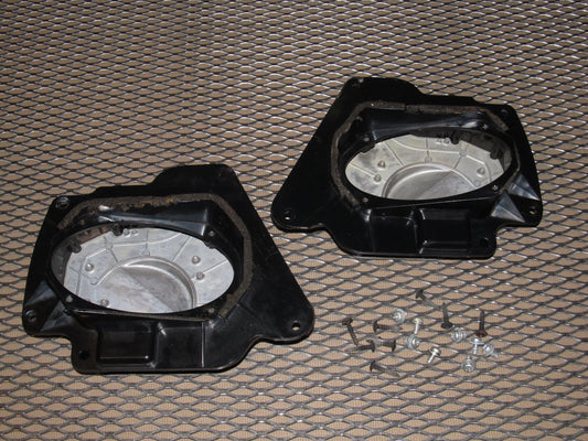 91 92 93 94 Nissan 240SX OEM Door Speaker Mounting Bracket Housing - Front Set