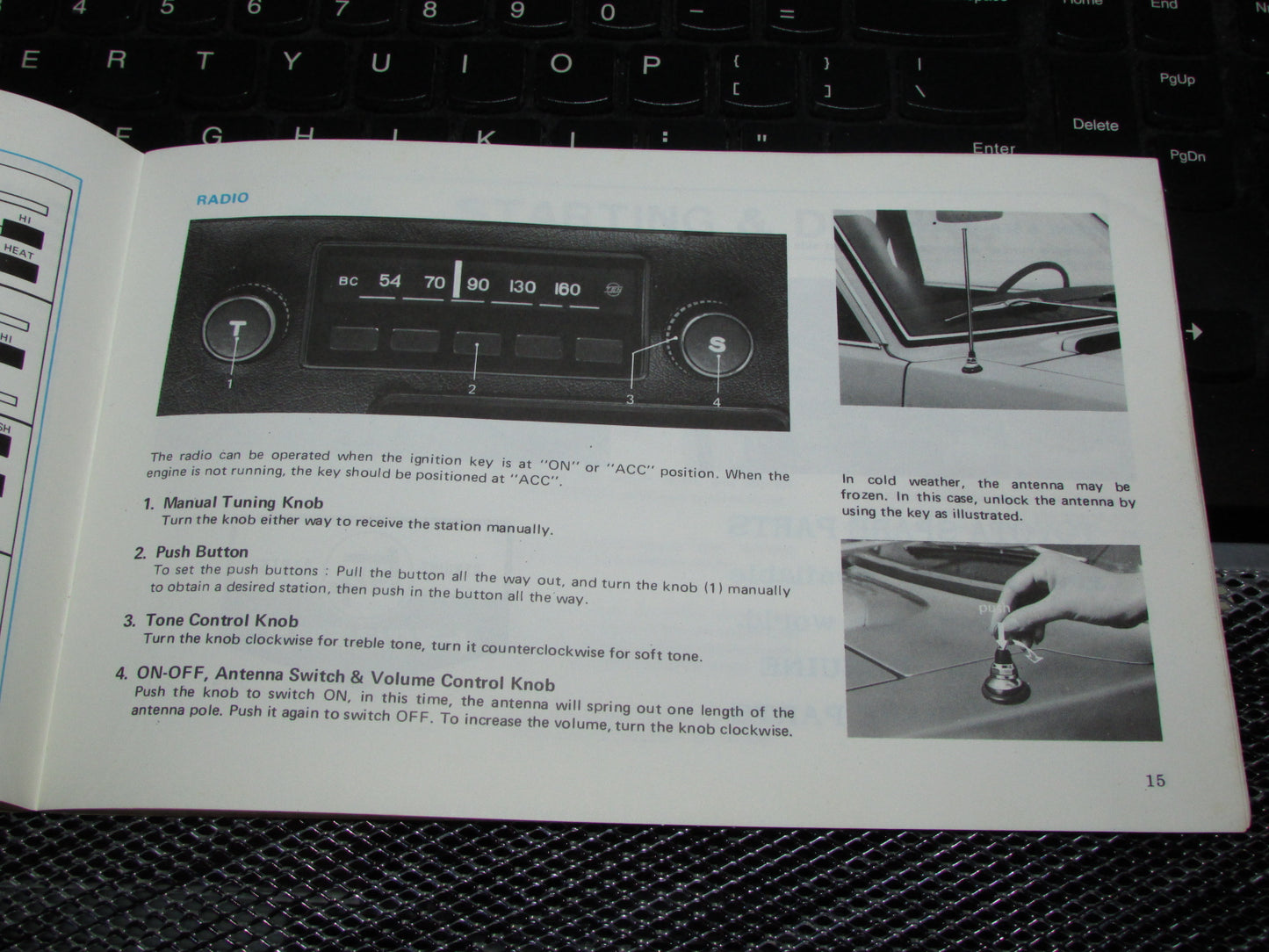 Toyota Corolla (1970) Owners Manual