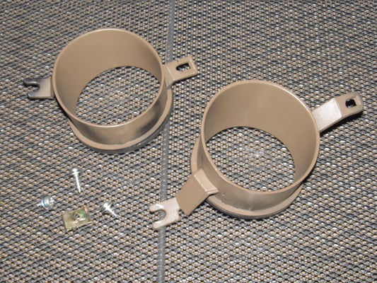 1987-1989 Nissan 300zx OEM Battery Fuel & Voltage Meter Gauge Dash Bezel