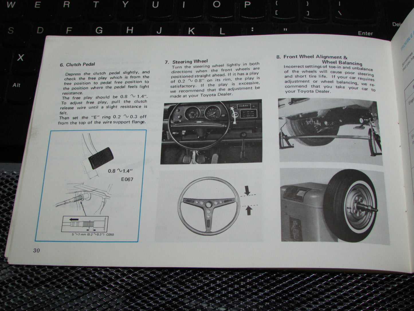 Toyota Corolla (1970) Owners Manual