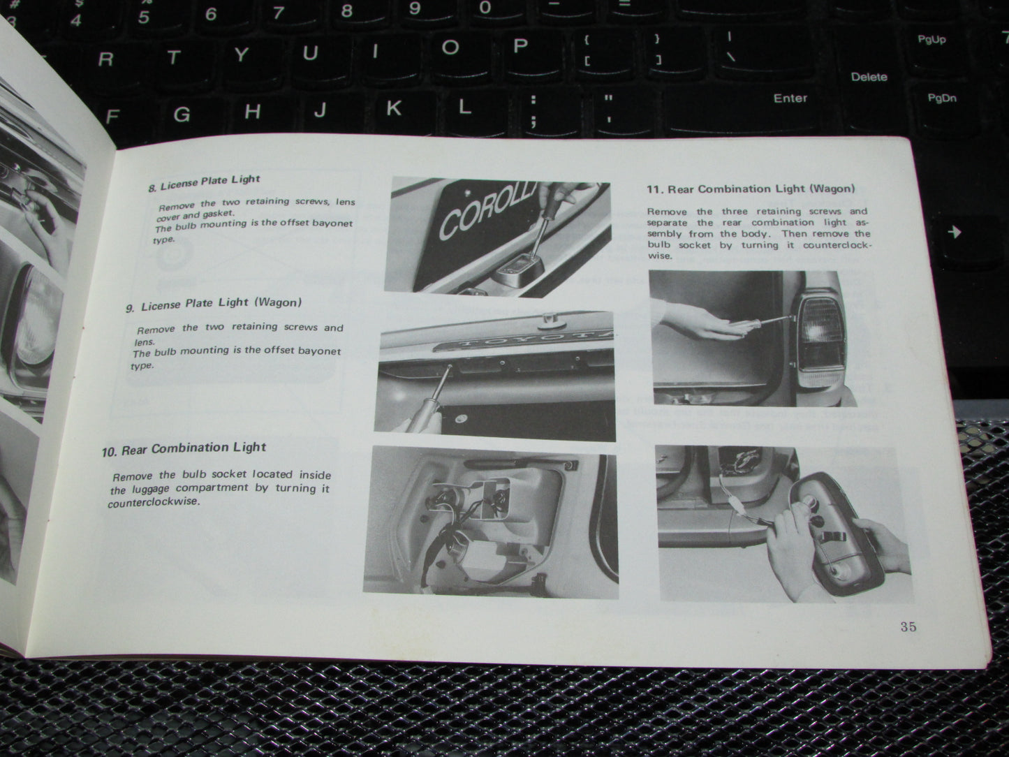 Toyota Corolla (1970) Owners Manual