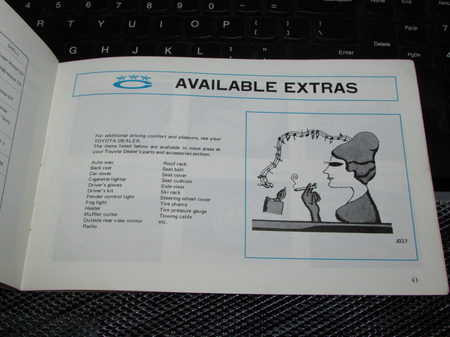 Toyota Corolla (1970) Owners Manual