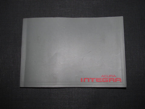 94-01 Acura Integra OEM 96 Model Owner's Manual