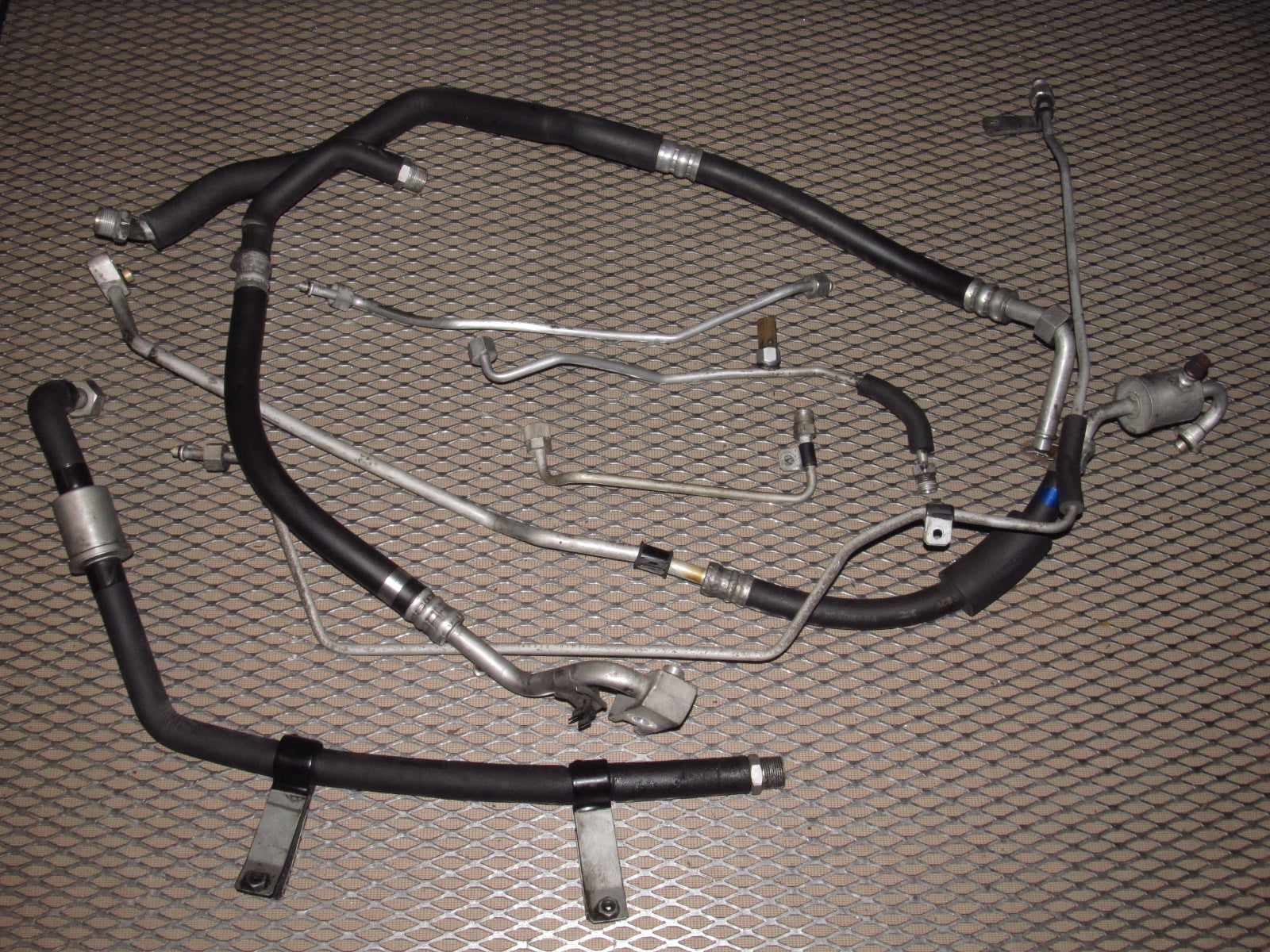 1987-1989 Nissan 300zx OEM A/C Fitting Hose Set - NA