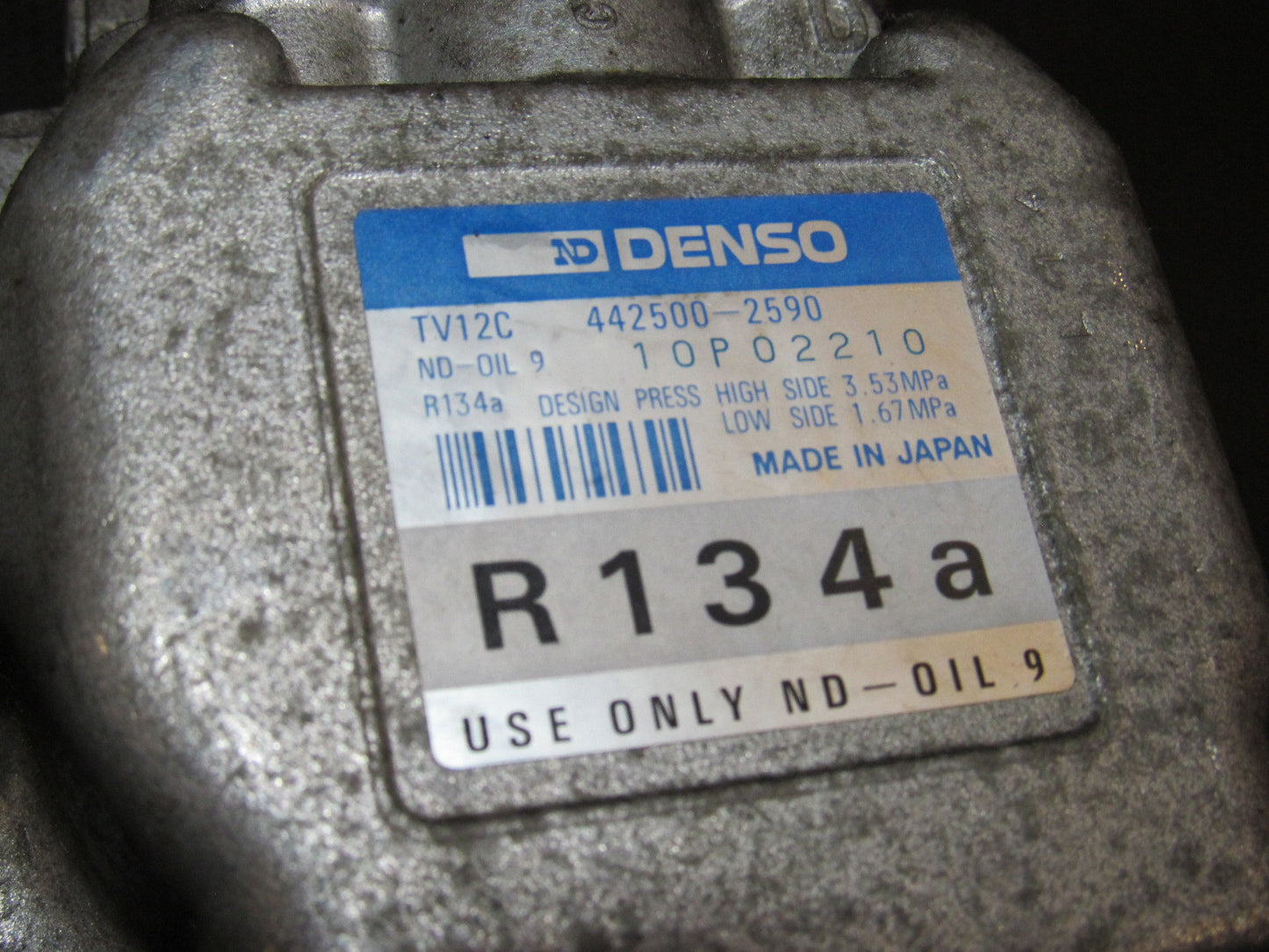94 95 96 97 Mazda Miata OEM A/C Compressor & Clutch