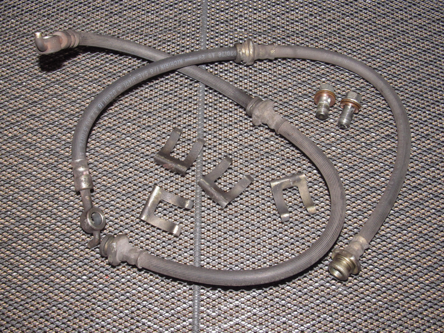 87 88 89 Nissan 300zx OEM Front Brake Hose - Set