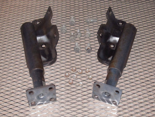 79 80 Datsun 280zx OEM Front Bumper Reinforcement Bracket Set