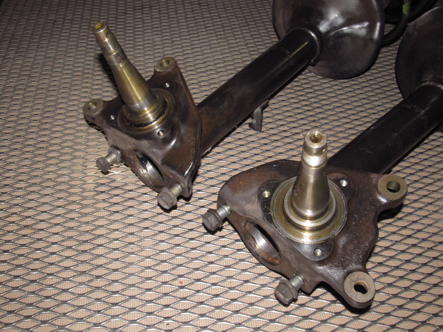 87 88 89 Nissan 300zx OEM Front Shock Spring & Spindle Assembly - Set