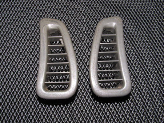 86-92 Toyota Supra OEM Gray Dash Top Heater AC Louver Vent - Left & Right