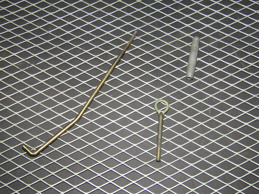 86-93 Mercedes Benz 300E OEM Front Door Lock Lever Switch Knob Linkage - Left