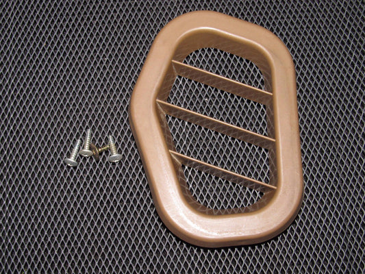 90-96 Nissan 300zx OEM Brown Door End Heater AC Louver - Passenger Side - Right