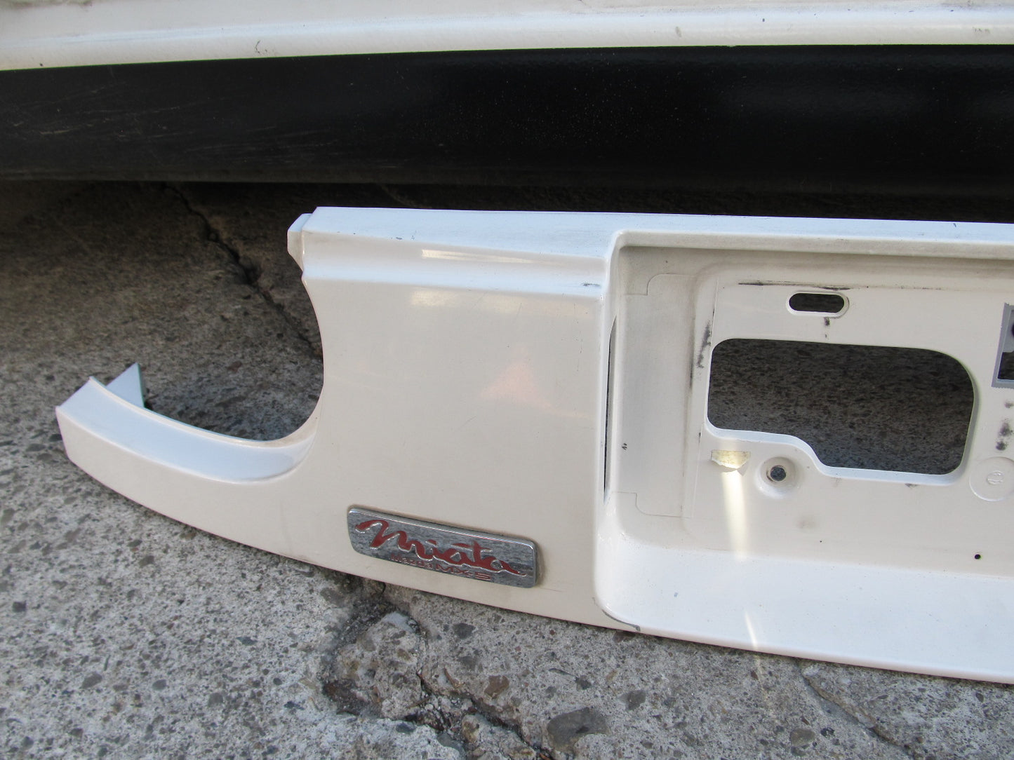 94 95 96 97 Mazda Miata OEM Rear Trunk License Plate Cover Panel