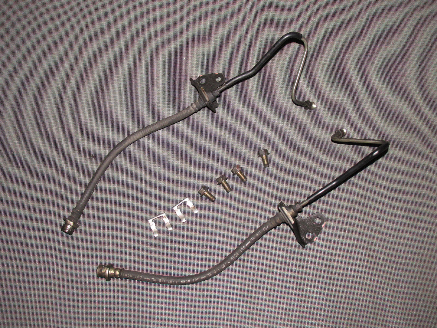 96 97 98 99 00 Honda Civic OEM Brake Hose & Line - Rear Set