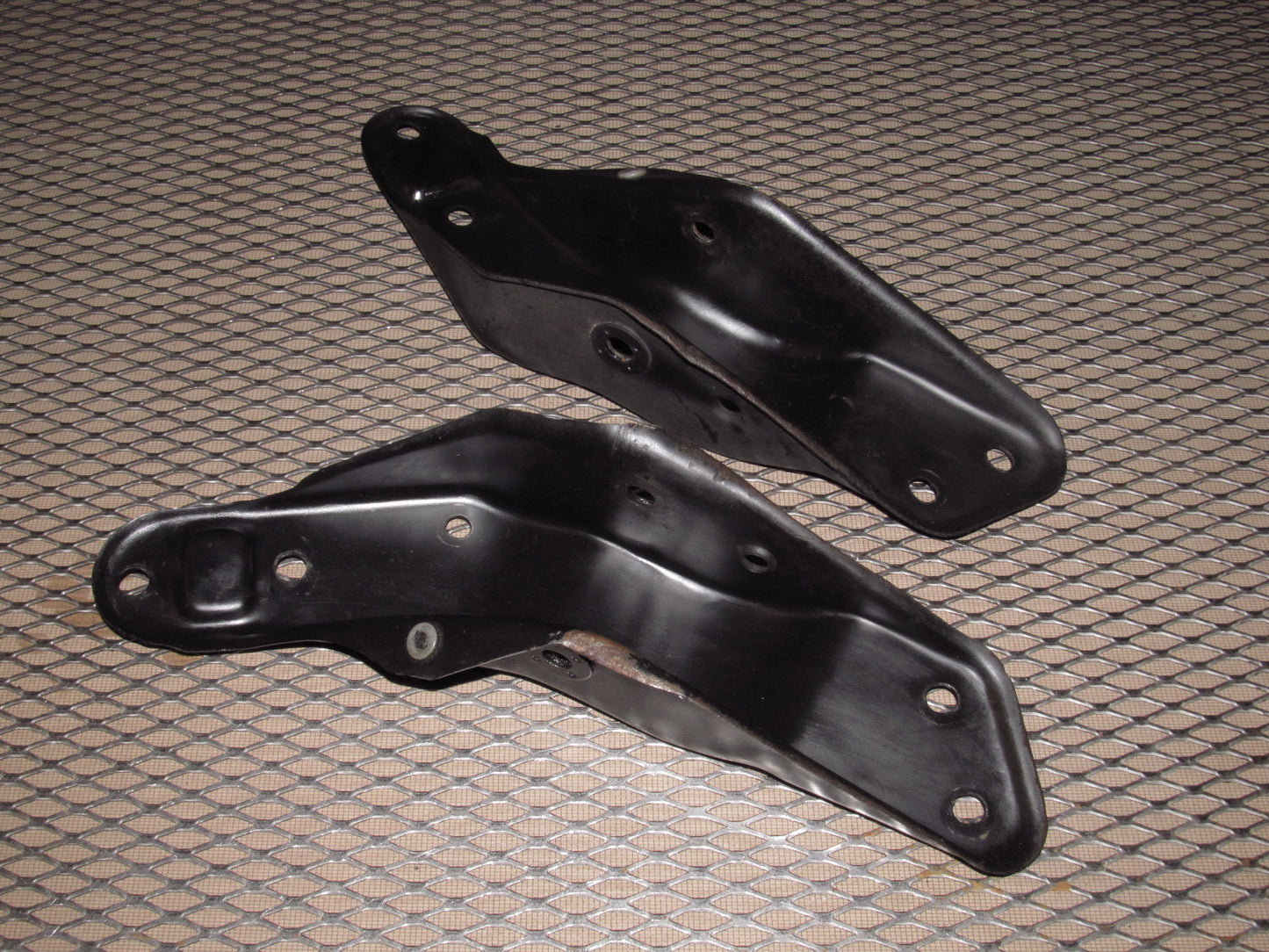 87 88 89 Nissan 300zx OEM Front Tension Rod Bracket Brace - Set