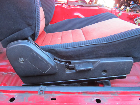 85 86 Toyota MR2 OEM Seat Side Panel & Handle - Right Set