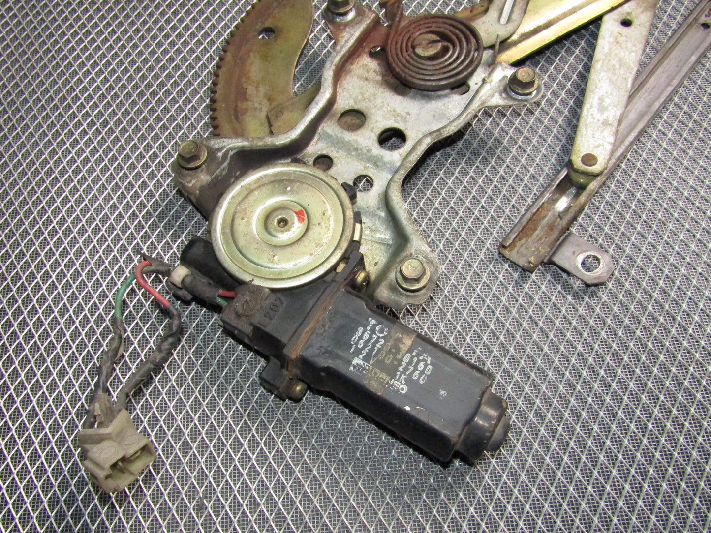 87 88 89 90 91 Toyota Crown Royal Saloon OEM Window Motor & Regulator - Front Left