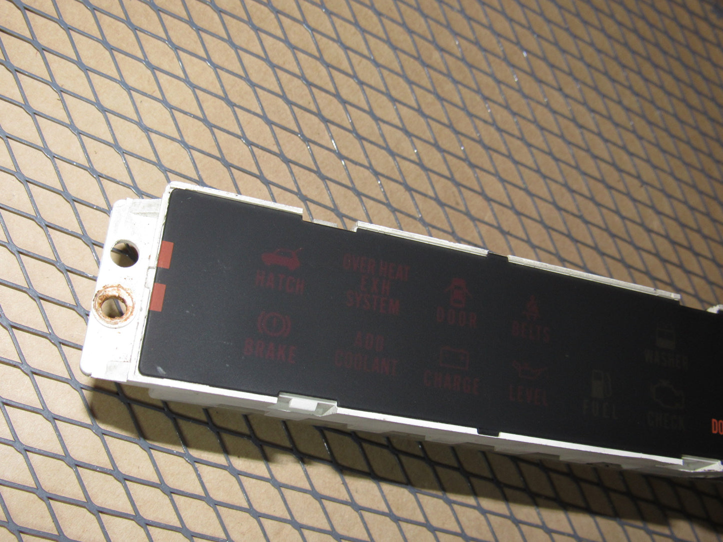 88 89 90 91 Mazda RX7 OEM Dash Clock Warning Light Instrument Cluster