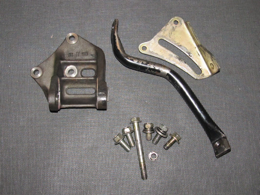 86 87 88 Toyota Supra OEM Turbo Power Steering Pump Bracket & Bar