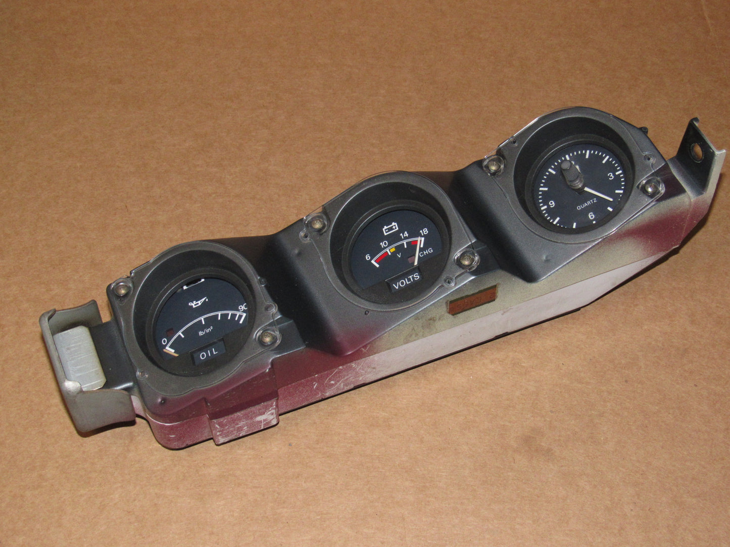 79 80 Datsun 280zx OEM Oil Volts Analog Clock Gauge Meter