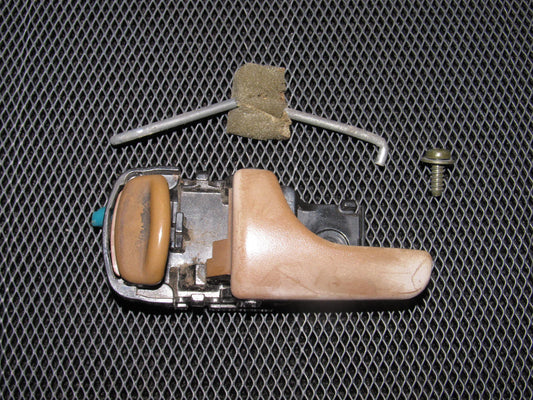 90-96 Nissan 300zx OEM Brown Interior Door Handle - Driver Side - Left