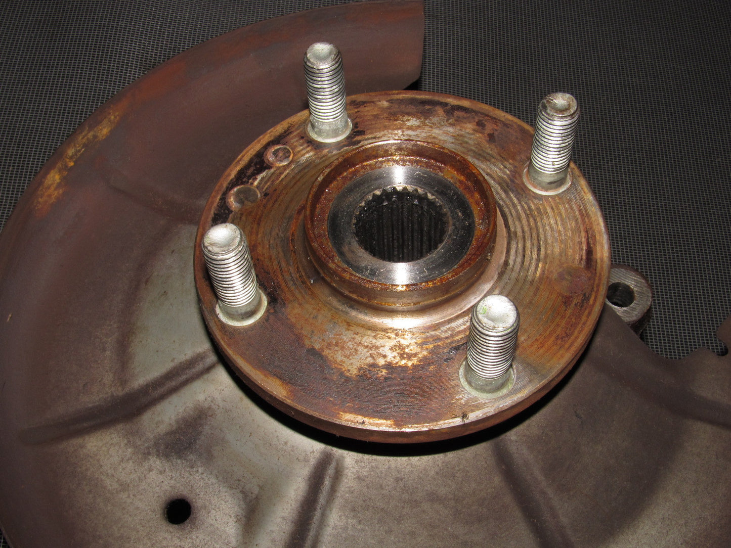 94 95 96 97 Mazda Miata OEM ABS Rear ABS Wheel Spindle & Knuckle Left