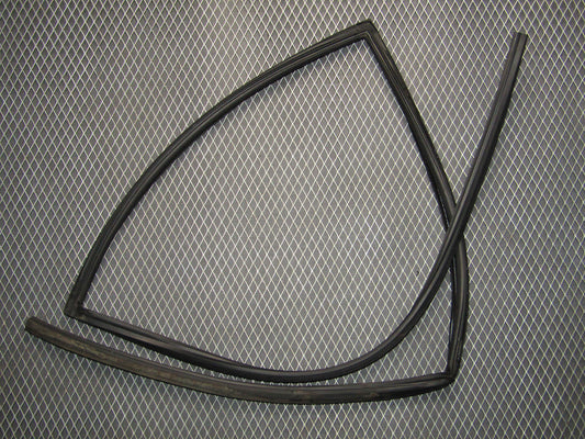 87-91 Toyota Crown Royal Saloon OEM Door Window Weather Stripping - Rear Left
