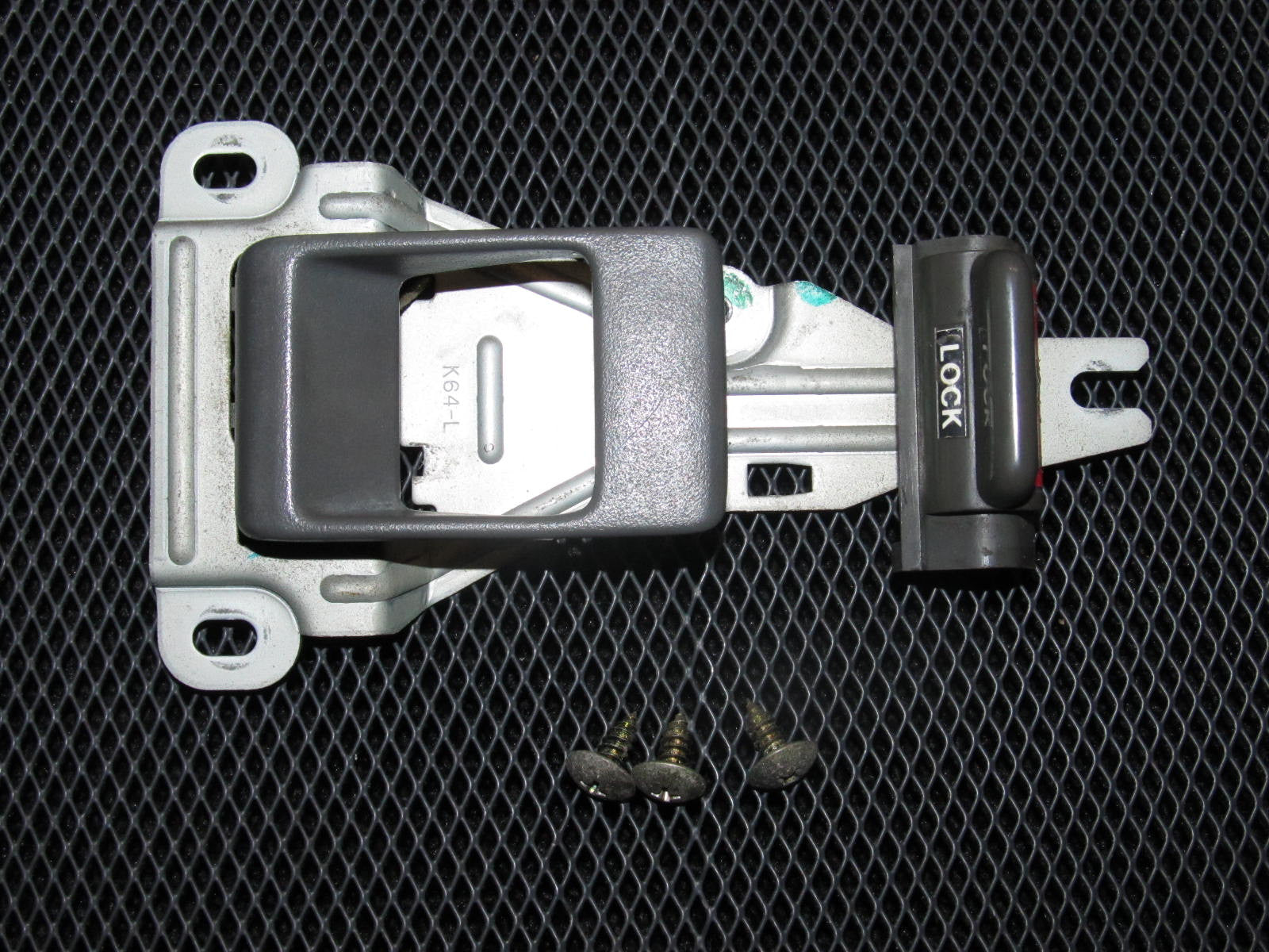 88-91 Honda CRX OEM Gray Interior Door Handle - Driver Side - Left
