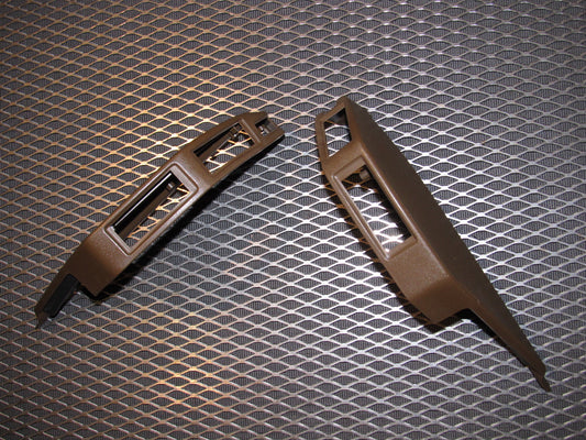 81 82 83 Datsun 280zx OEM Dash Side Vent Cover Bezel - Set