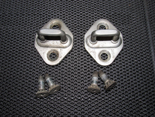 86 87 88 Toyota Supra OEM Door Latch Striker - Set