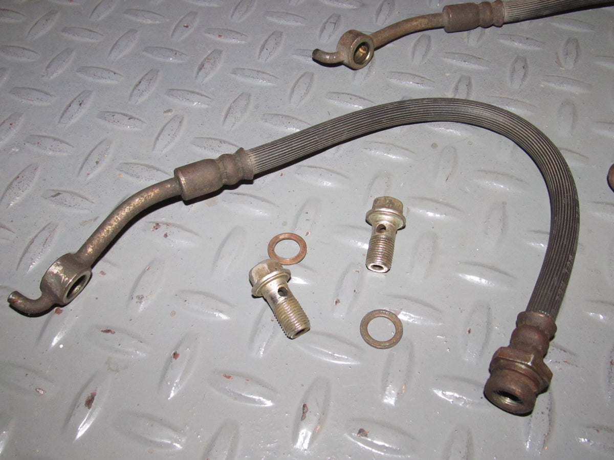 86 87 88 Mazda RX7 OEM Rear Brake Hose & Banjo Bolts