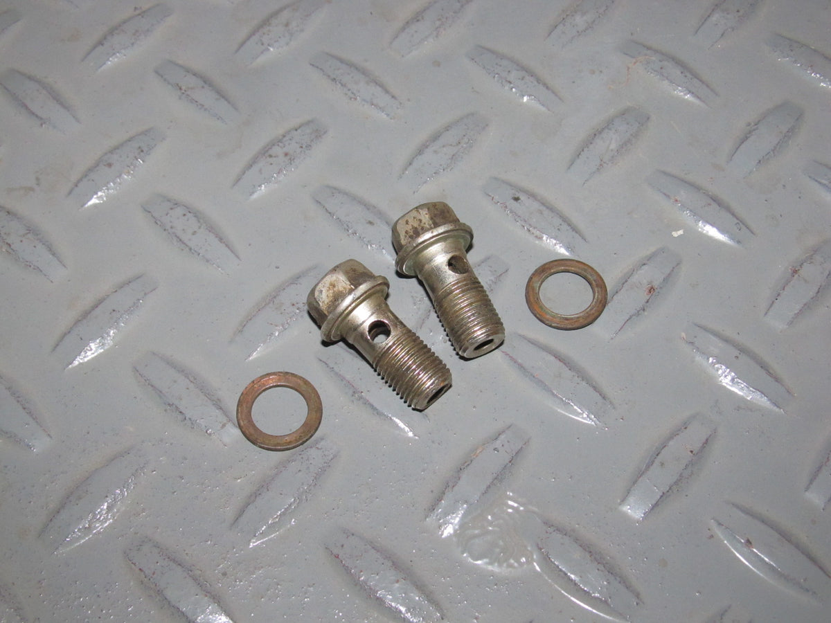 86 87 88 Mazda RX7 OEM Rear Brake Hose Banjo Bolt Set