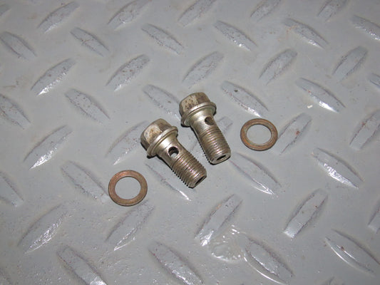 86 87 88 Mazda RX7 OEM Rear Brake Hose Banjo Bolt Set