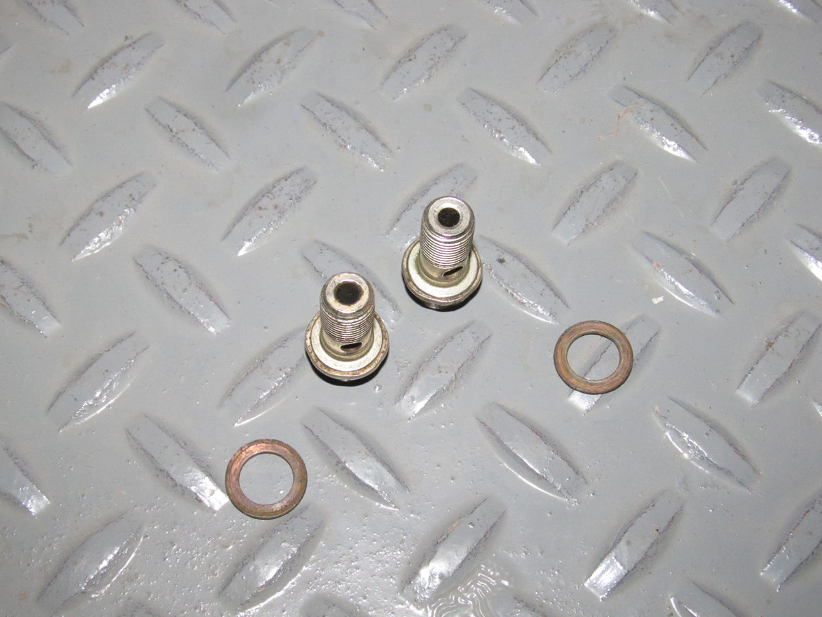 86 87 88 Mazda RX7 OEM Rear Brake Hose Banjo Bolt Set
