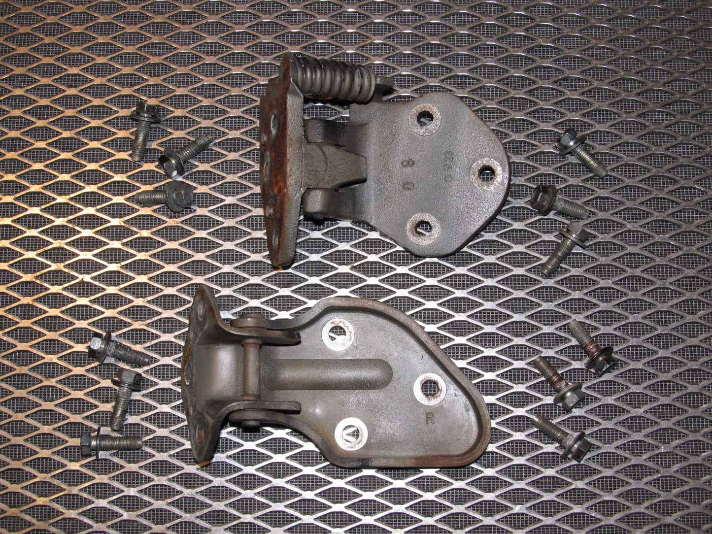 81 82 83 Datsun 280zx OEM Door Hinges - Right Set