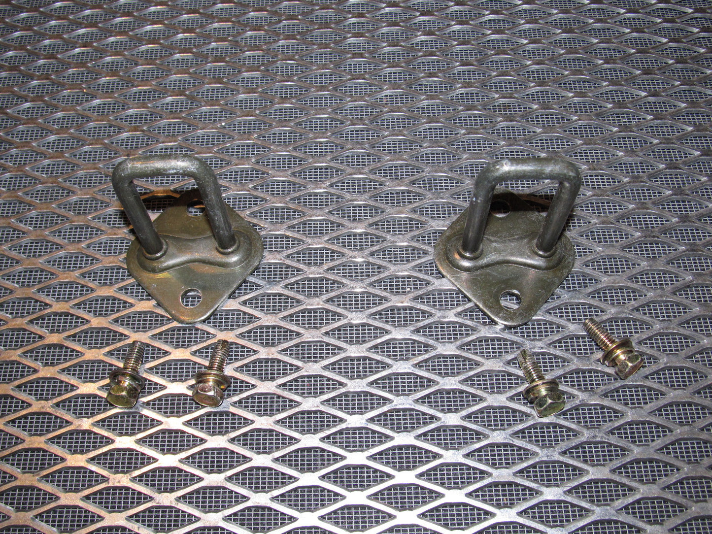 94 95 96 97 Mitsubishi 3000GT OEM Rear Seat Latch Striker Set