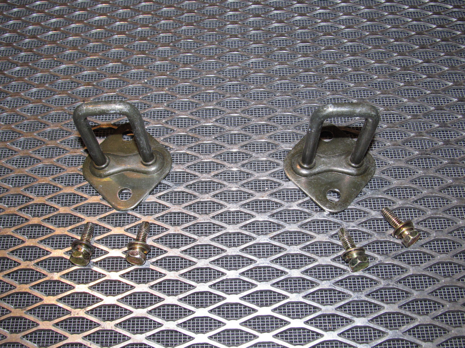 94 95 96 97 Mitsubishi 3000GT OEM Rear Seat Latch Striker Set