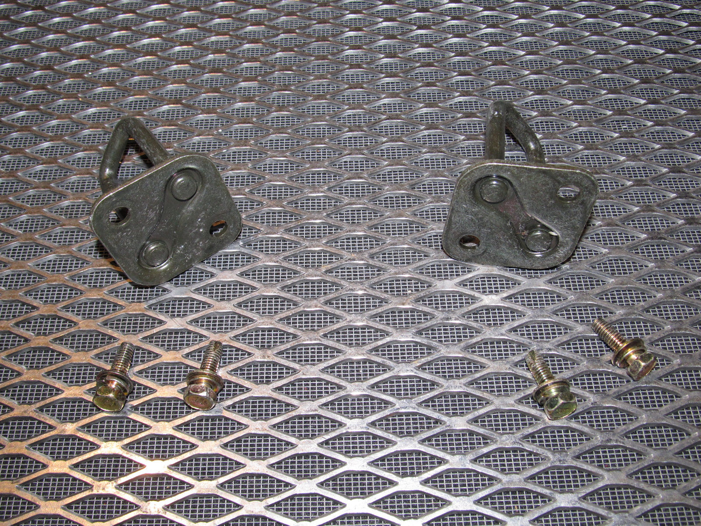94 95 96 97 Mitsubishi 3000GT OEM Rear Seat Latch Striker Set