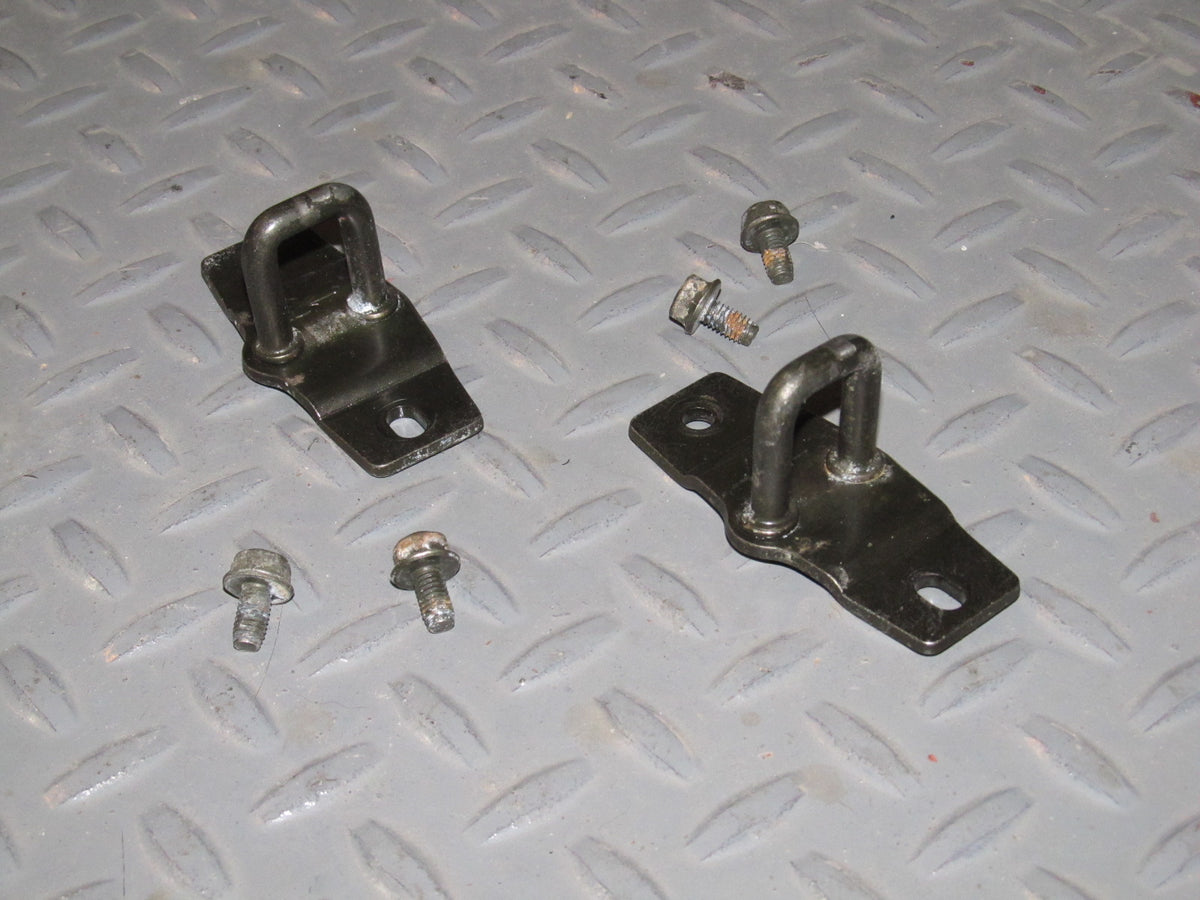 86 87 88 Mazda RX7 Hatchback OEM Hatch Trunk Latch Striker Set