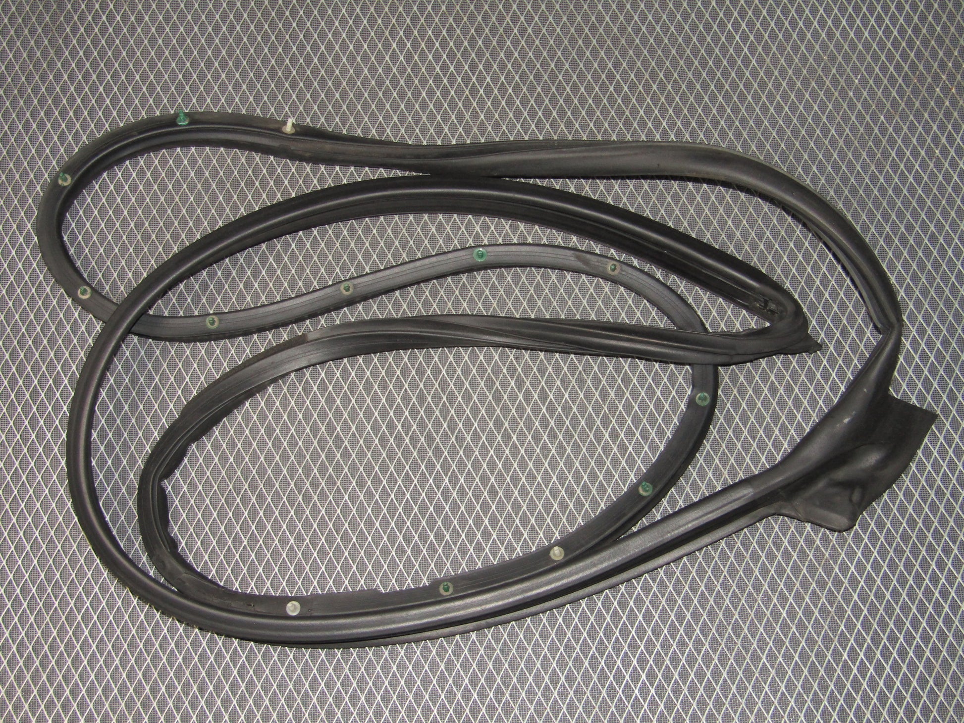 87-91 Toyota Crown Royal Saloon OEM Door Weather Stripping - Front Right