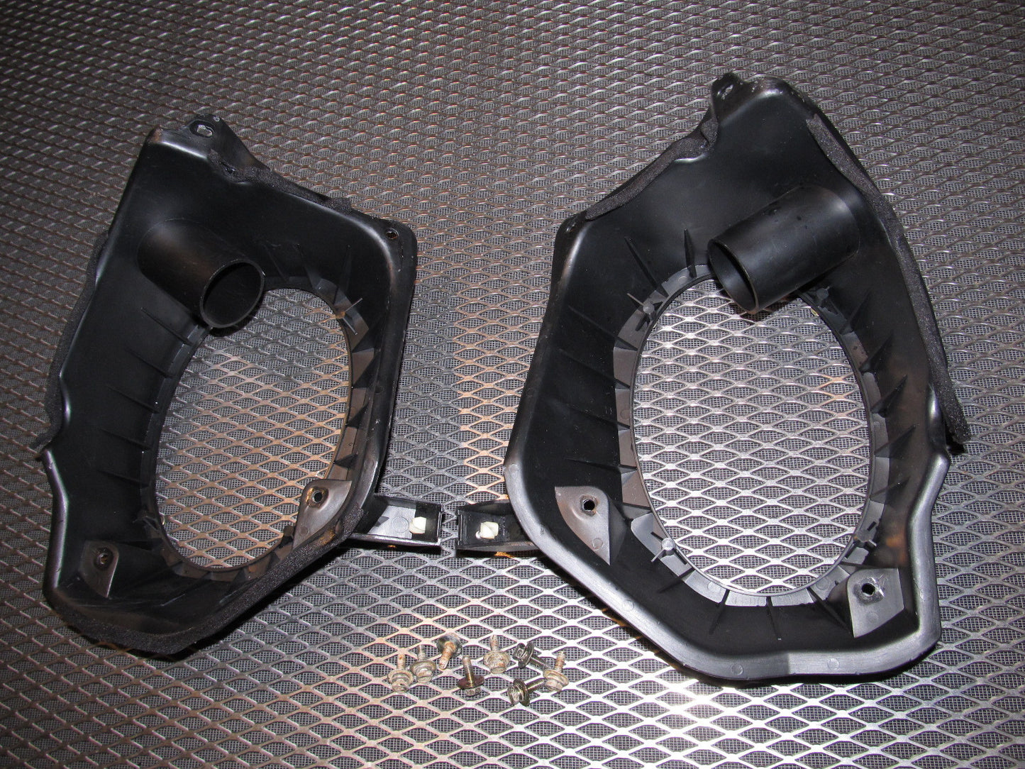 94 95 96 97 Mitsubishi 3000GT OEM Rear Speaker Bracket Set