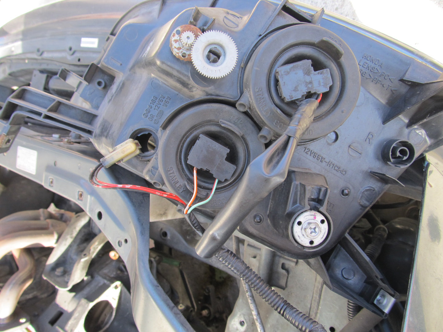 97 98 99 00 01 Honda Prelude OEM Headlight Pigtail Harness - Right