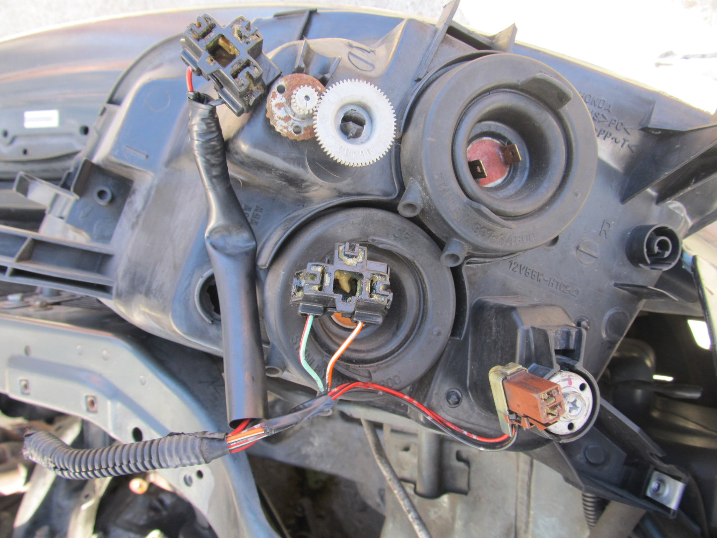 97 98 99 00 01 Honda Prelude OEM Headlight Pigtail Harness - Right