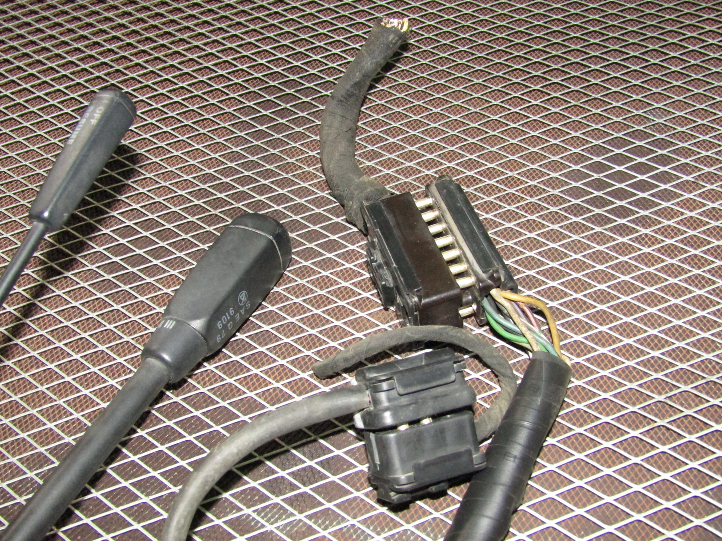 86-93 Mercedes Benz 300E OEM Dash Cruise Control Wiper Combination Switch Pigtail Harness