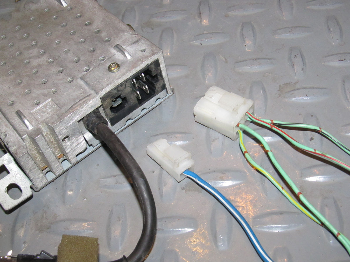 86 87 88 Mazda RX7 Convertible OEM Speaker Amplifier Amp Pigtail Harness