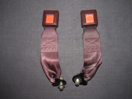 86 87 88 Toyota Supra OEM Rear Seat Belt Buckle Receiver Set