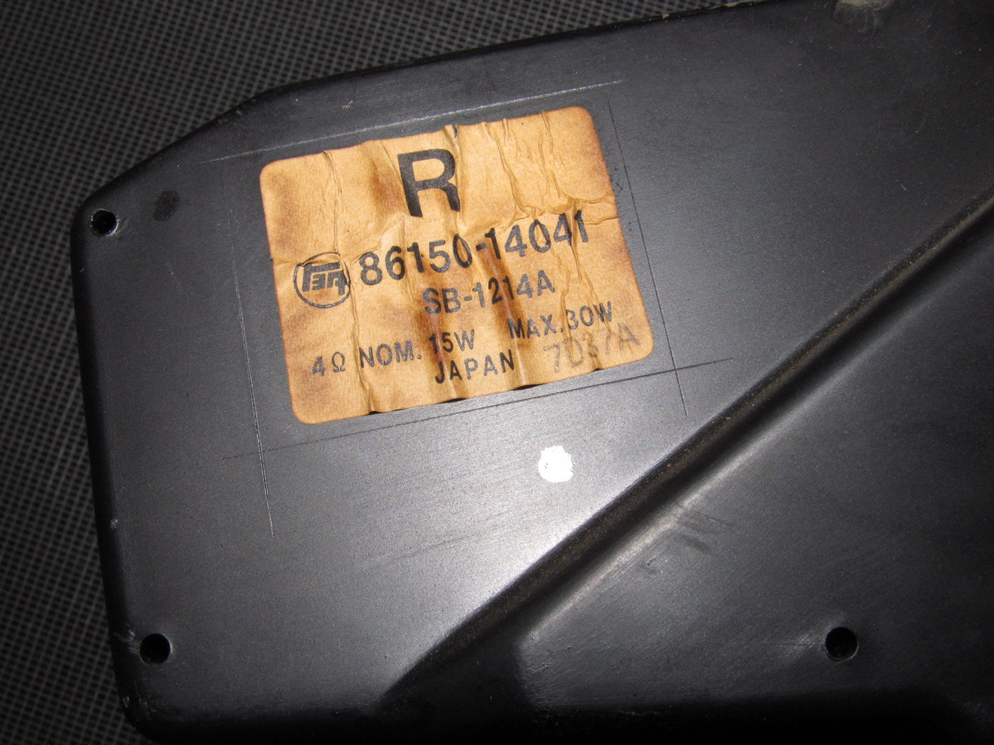 86 87 88 Toyota Supra OEM Rear Speaker Enclosure Box Set