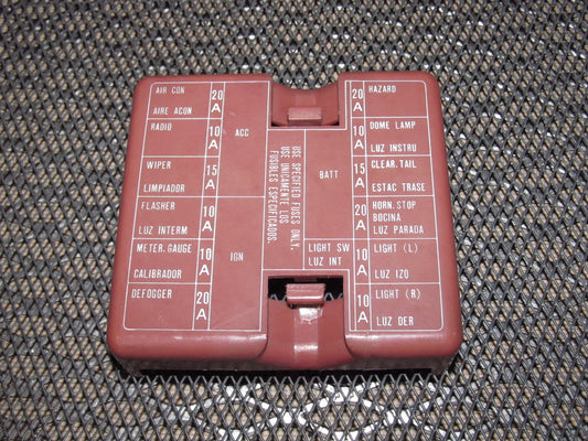 79 80 Datsun 280zx OEM Interior Fuse Box Cover