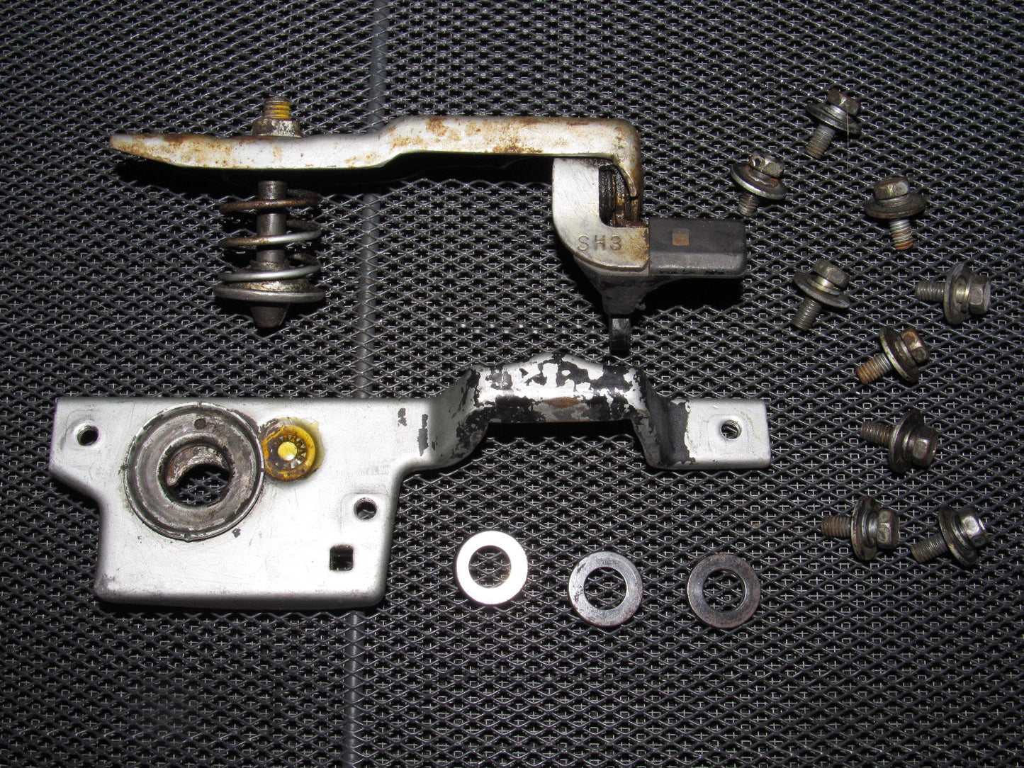 88 89 Honda CRX OEM Hood Latch & Striker