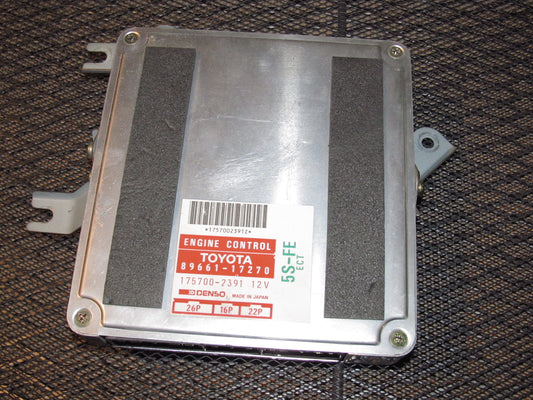 91 92 Toyota MR2 OEM 2.2L 5SFE A/T ECU Engine Computer - 89661-17270