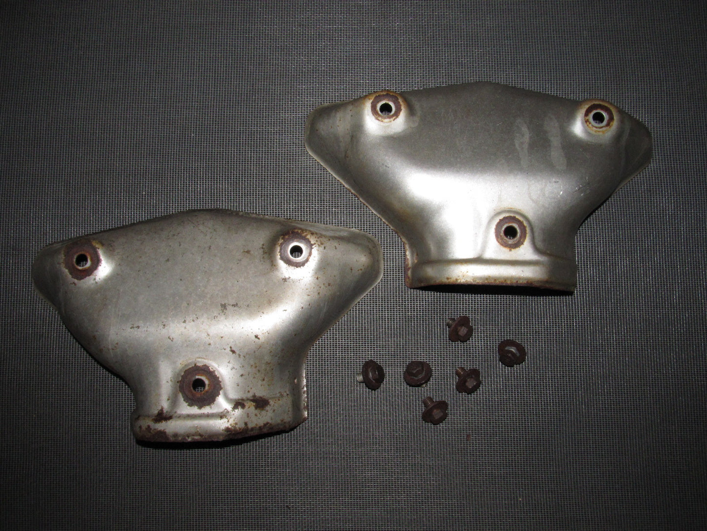 01 02 03 Acura CL Type-S J32A2 OEM Exhaust Manifold Heat Shield Set